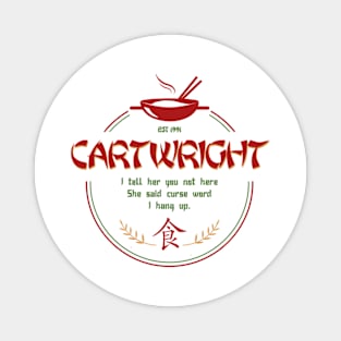 Cartwright Party of 4 Chinese Restaurant Magnet